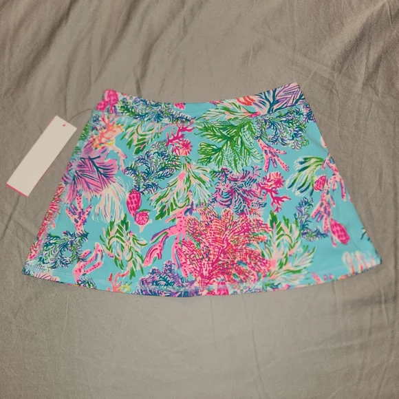 Lilly Pulitzer Girls Skort - Mini Aila Skort UPF 50 Size Large NWT - Picture 2 of 3